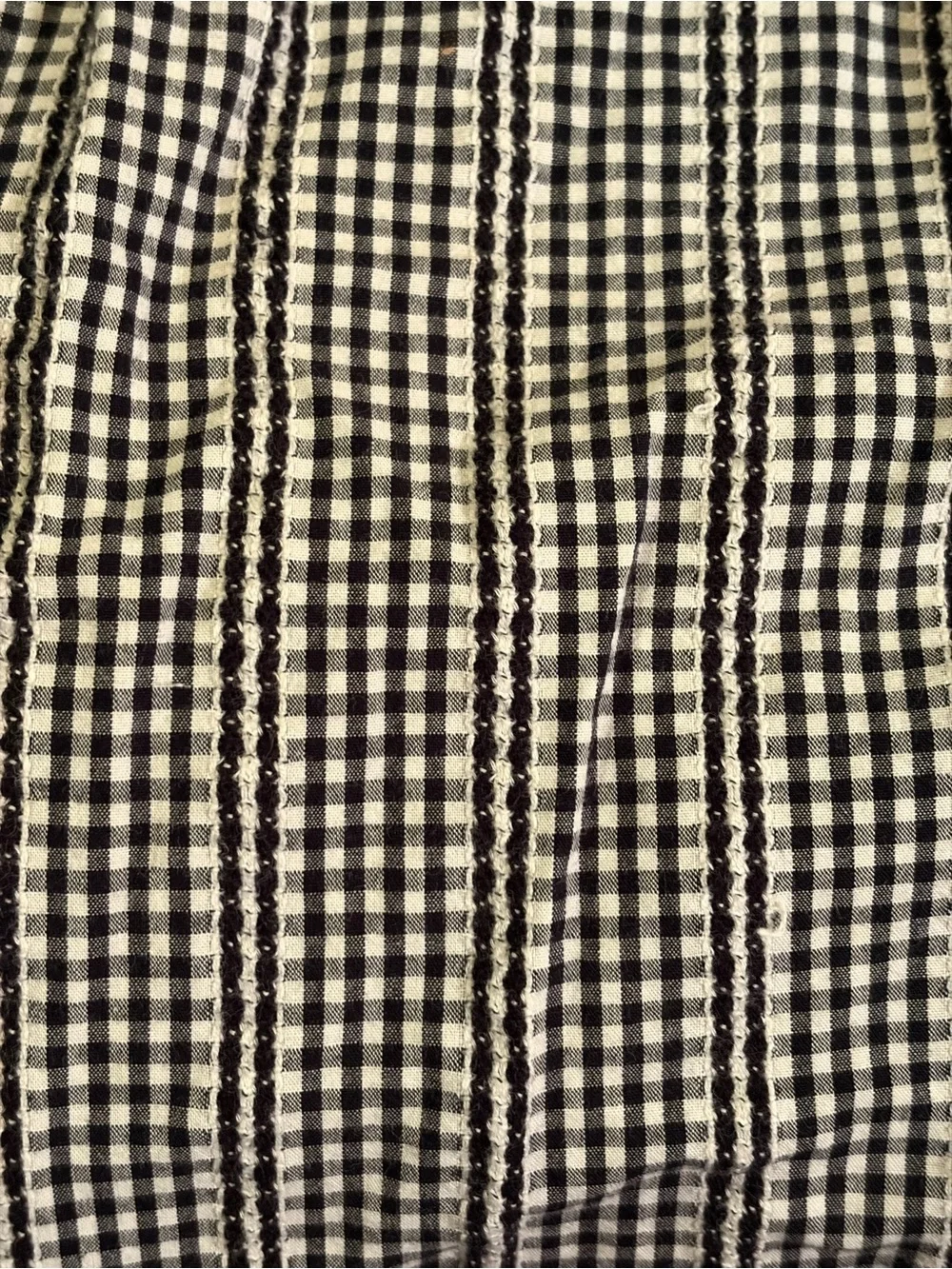 Universal Thread Black and White Gingham Halter Camisole